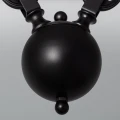 Lampa Wisząca Retro Czarna Abruzo Monte 3xE27 Ball