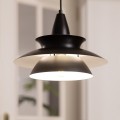 Lampa Wisząca czarna Abruzzo Luppo E27 Light