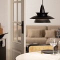 Lampa Wisząca czarna Abruzzo Luppo E27 Room