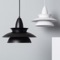 Lampa Wisząca czarna Abruzzo Luppo E27 Two
