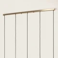 Lampa Wisząca szklane Kule Złota Abruzzo Dante 5xE27 Hinge
