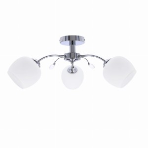Lampa sufitowa Estar 3-punktowa szaro-srebrna 33-09432 Candellux