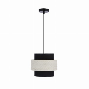Abażur czarny+kremowy 1xE27 31-17796 - Candellux Lighting