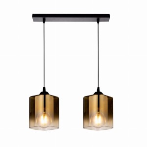 Lampa wisząca Serena czarno złoty 2xE27 32-21168 - Candellux Lighting