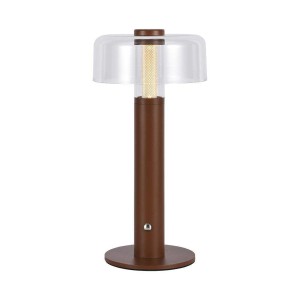 Lampka Biurkowa Nocna V-TAC 1W LED 30cm Ładowanie USB Ściemnianie Brązowa VT-1049 3000K 100lm