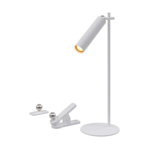 Lampka Biurkowa Kinkiet Klips 3W LED V-TAC Biała VT-7413 4000K 300lm