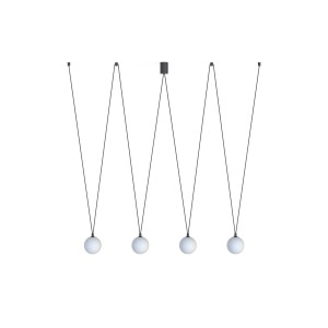 Lampa wisząca Sling czarny 4 pkt G9 - Nowodvorski