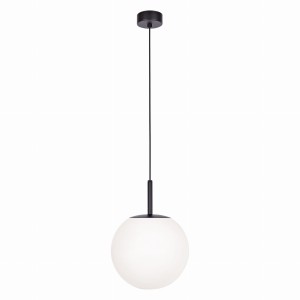 Lampa wisząca FARO K-4887 Czarny, biały matowy 1 źr., E27, 15W LED - Kaja