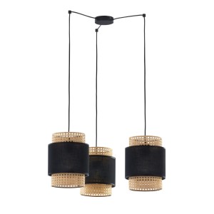 Lampa wisząca Boho Black 3x E27 - TK Lighting