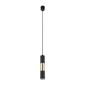 Lampa wisząca Vivien Black/Gold 1x GU10 - TK Lighting