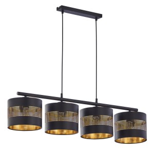 Lampa wisząca Tago Black 4x E27 - TK Lighting