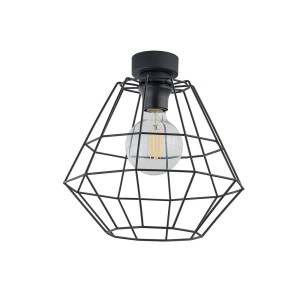 Lampa sufitowa Diamond New Black 1x E27 - TK Lighting