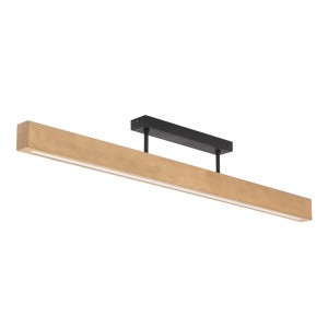 Lampa sufitowa Teo Czarny, Sosna 1x LED - TK Lighting
