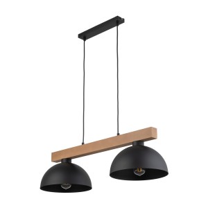 Lampa wisząca Oslo Black 2x E27 - TK Lighting