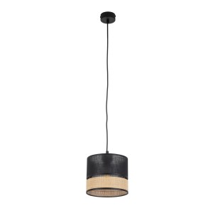Lampa wisząca Paglia New Black 1x E27 - TK Lighting