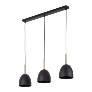 Lampa wisząca Nord Black 3x E27 - TK Lighting