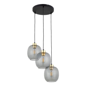 Lampa wisząca Omega Czarny 3x E27 - TK Lighting