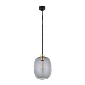 Lampa wisząca Omega Czarny, Złoty 1x E27 - TK Lighting