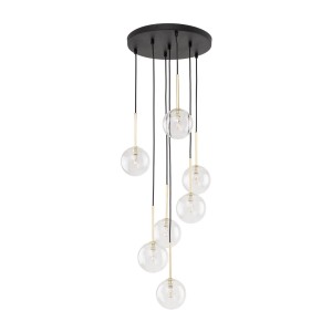 Lampa wisząca Nilos Black / 7x G9 - TK Lighting