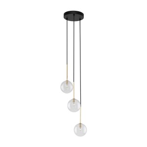 Lampa wisząca Nilos Black / 3x G9 - TK Lighting