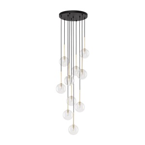 Lampa wisząca Nilos Black / 10x G9 - TK Lighting