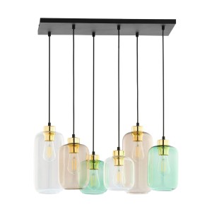 Lampa wisząca Marco Green 6x E27 - TK Lighting