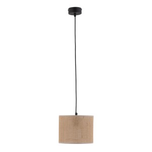 Lampa wisząca Juta Czarny 1x E27 - TK Lighting