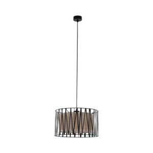 Lampa wisząca Harmony Nature Czarny 1x E27 - TK Lighting