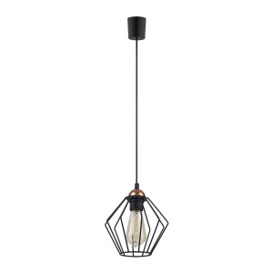 Lampa wisząca Galaxy Czarny, Miedziany 1x E27 - TK Lighting