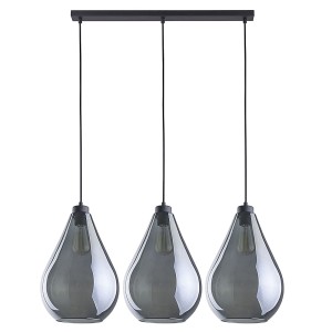 Lampa wisząca Fuente Czarny 3x E27 - TK Lighting