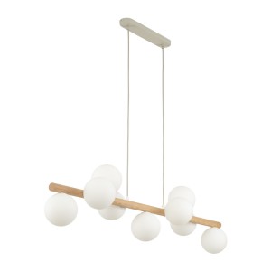 Lampa wisząca Estera Wood Sosna 9x G9 - TK Lighting