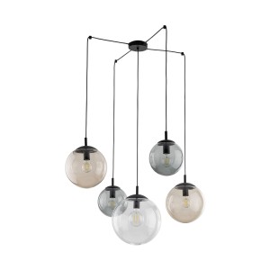 Lampa wisząca Esme Mix Czarny 5x E27 - TK Lighting