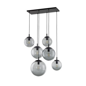 Kinkiet Esme Graphite Czarny 6x E27 - TK Lighting
