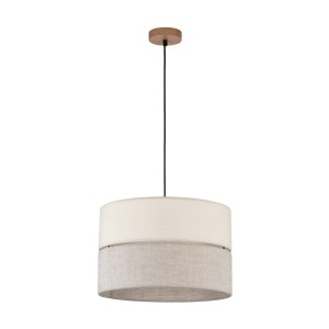 Lampa wisząca Eco Czarny, Sosna 1x E27 - TK Lighting
