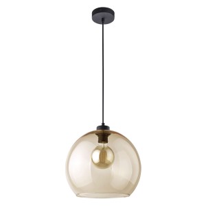Lampa wisząca Cubus Czarny 1x E27 - TK Lighting