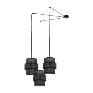 Lampa wisząca Calisto Black 3x E27 - TK Lighting