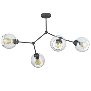 Lampa wisząca Fairy Czarny 4x E27 - TK Lighting