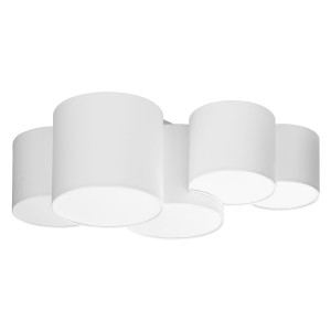 Lampa sufitowa Mona White 5x E27 - TK Lighting