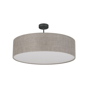 Lampa wisząca Rondo Linen Czarny 4x E27 - TK Lighting