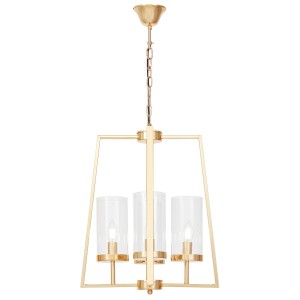 NOWOCZESNA LAMPA WISZĄCA ZŁOTA FEDI W4