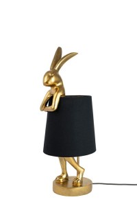 Lampa stołowa KARE lampa stołowa RABBIT 50 cm złota / czarna – Kare Design
