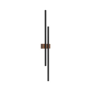 Kinkiet Flash Wood Orzech Czarny, Orzech 2x - TK Lighting
