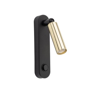 ENZO BLACK GOLD KINKIET 1