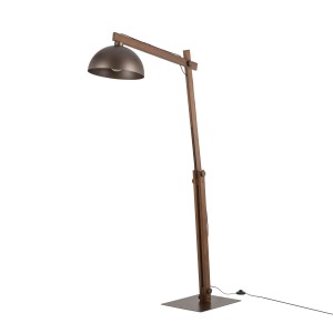 Lampa podłogowa Oslo Brown 1x E27 - TK Lighting