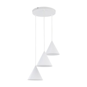 Lampa wisząca Cono White 3x E27 - TK Lighting