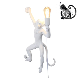 Lampa Wisząca Biała Małpa Abruzzo Shimpo E27