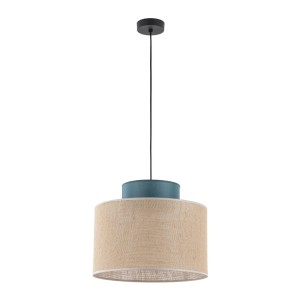 Lampa wisząca Duo Juta Green 1x E27 - TK Lighting
