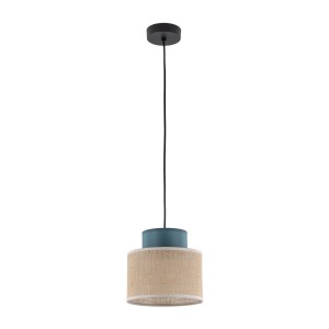 Lampa wisząca Duo Juta Green 1x E27 - TK Lighting