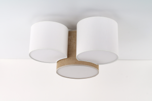 Lampa sufitowa Mona Juta Biały 3x E27 - TK Lighting