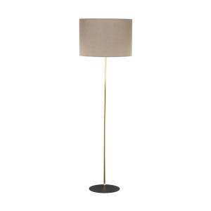 Lampa podłogowa Umberto Linen Gold 1x E27 - TK Lighting